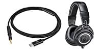 audio technica / ATH-M50x + AT-HC2C/1.2 USB Type-C Cable Set