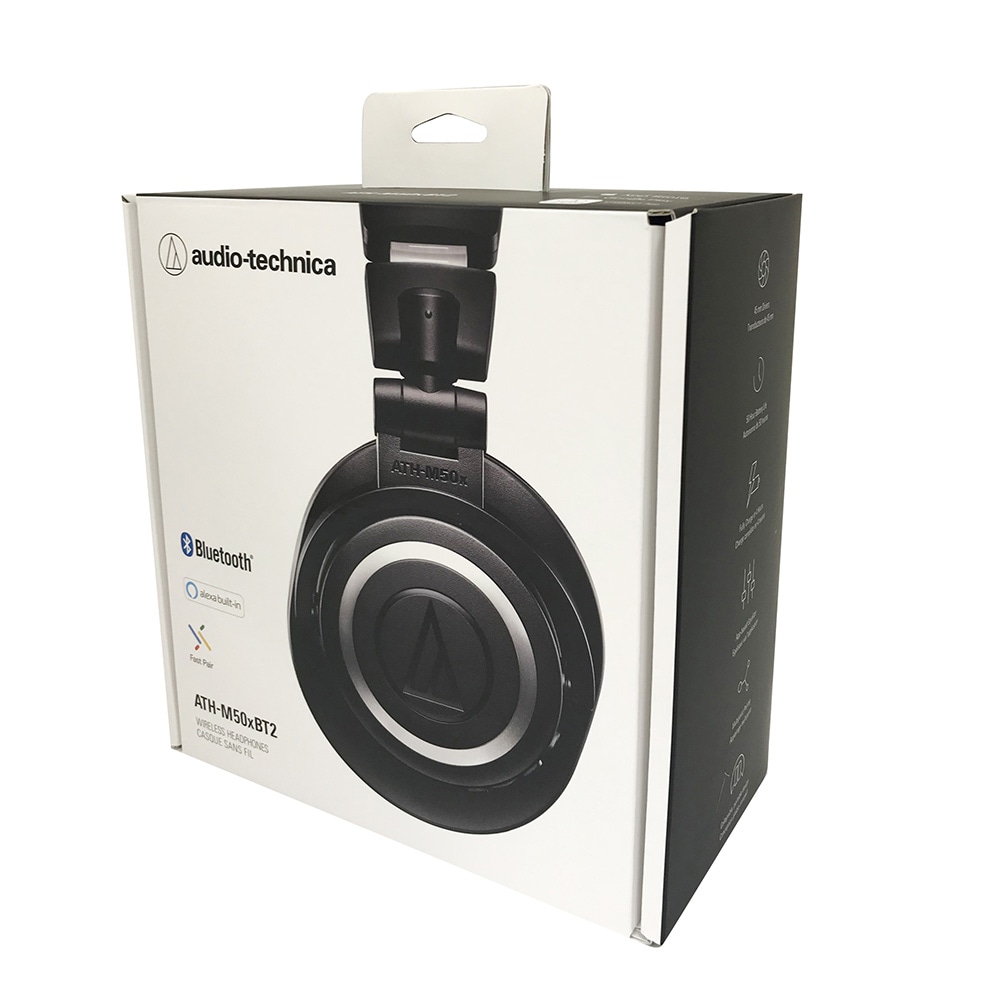 audio-technica ワイヤレス ヘッドホン ATH-M50xBT Bluetooth5.0 aptX・AAC対応 ブラック 