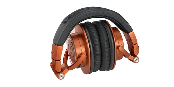 audio technica / ATH-M50xBT2 MO メタリックオレンジ ワイヤレスヘッドホン画像4
