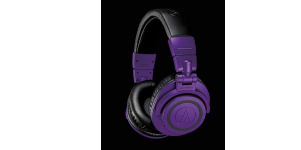 audio technica / ATH-M50xBT PB Violet Wireless Headphones画像6