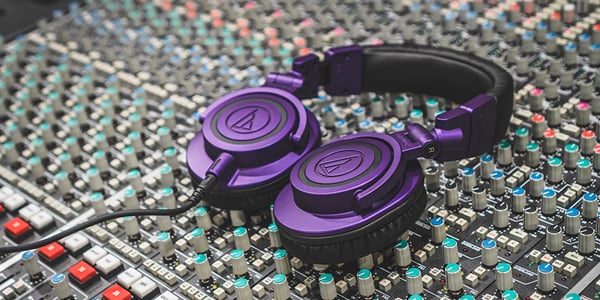 audio technica / ATH-M50x PB Violet x Matt Black画像8