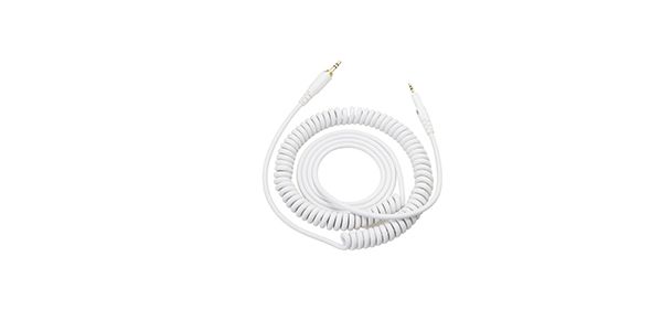 audio technica/1.2m着脱カールコード/White