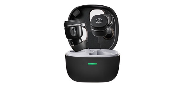 audio technica ( オーディオテクニカ )  / ATH-SQ1TW2NC BK画像5