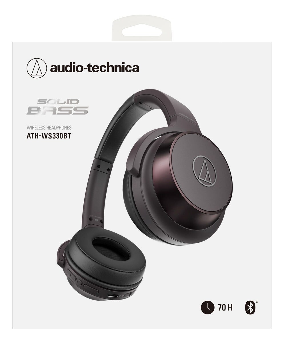 audio technica ( オーディオテクニカ ) ATH-WS330BT BK ワイヤレスヘッドホン ブラック 送料無料 | サウンドハウス