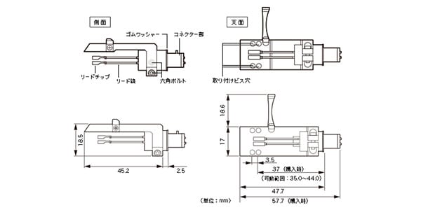 audio technica / AT-LH15H Aluminum head shell画像3