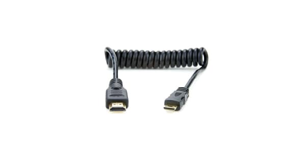 ATOMOS ( アトモス )  / Coiled Mini HDMI to Full HDMI Cable (30cm)