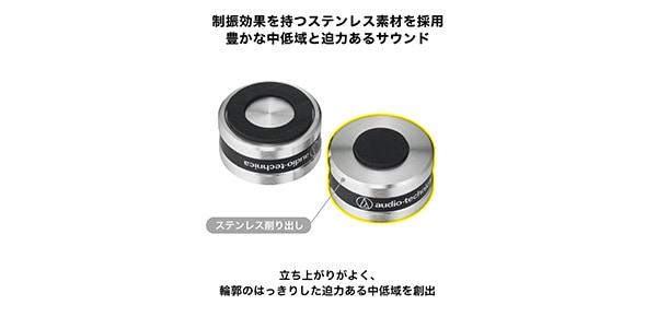 audio technica ( オーディオテクニカ )  / AT6098a　ハイブリッドインシュレーター画像4