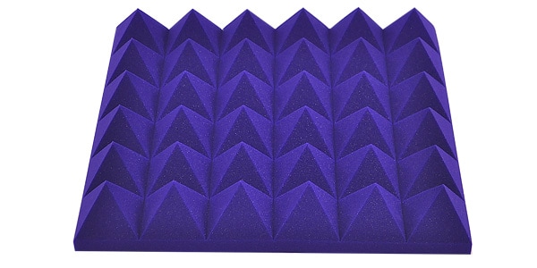 AURALEX ( オーラレックス )  / Studiofoam Pyramids 4″パープル 厚さ10cm 6枚画像2