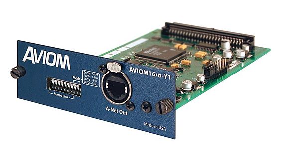 AVIOM/AVIOM16/o-Y1 16ch Pro16 A-Net 出力カード