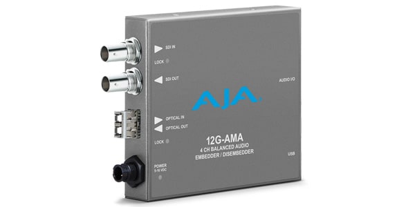 AJA Video Systems / 12G-AMA-T オーディオ エンベッダー/ディスエンベッダー