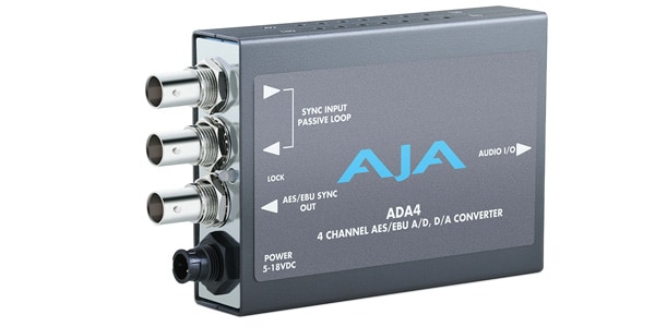 AJA Video Systems / ADA4 4 チャンネル双方向オーディオ A/D & D/A コンバーター