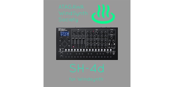 AWS
 ( ATAGAWA WindSynth Society )  / Custom patch for Roland SH-4d