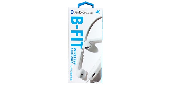 /B-FIT Bluetoothイヤホン AH-BT59 WH