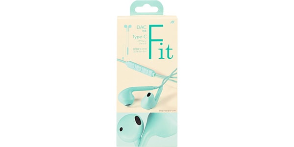 AXES / AH-c88 Green Fit Type-C Hands-free Earphones画像2