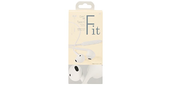 AXES / AH-c88 White Fit Type-C Hands-free Earphones画像2