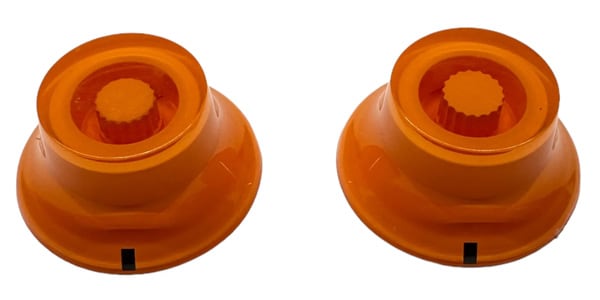 AxLabs / AX-L561-2 Orange Bell Knob /NoNumbers/Black