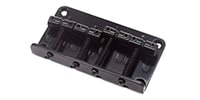 AxLabs / Vintage Style Bass Bridge (4-Screw) Through-Top Black