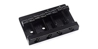 AxLabs / Vintage Style Bass Bridge (5-Screw) Through-Top Or Bottom BK