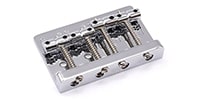 AxLabs / Vintage Style Bass Bridge (5-Screw) Through-Top Or Bottom CR