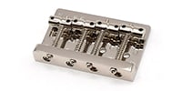 AxLabs / Vintage Style Bass Bridge (5-Screw) Through-Top Or Bottom NI