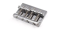 AxLabs / Vintage Style Bass Bridge (5-Screw) Through-Top Chrome