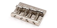 AxLabs / Vintage Style Bass Bridge (5-Screw) Through-Top Nickel