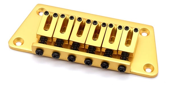 AxLabs ( アックスラブズ )  / Nighthawk-style Trapezoid Plate Hardtail Bridge Gold