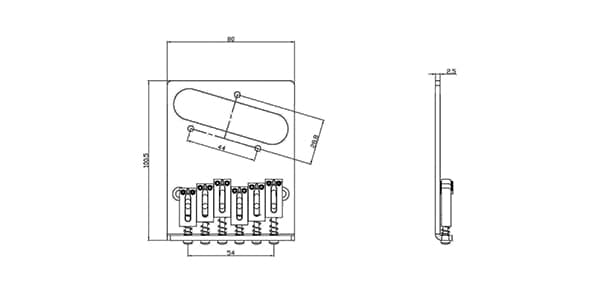 AxLabs / Tele-style Bridge Black画像2