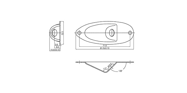 AxLabs ( アックスラブズ )  / Jack Plate for Strat-style Guitars画像2