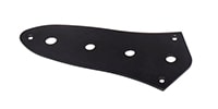 AxLabs / Steel J-Bass Style Control Plate, 4-Hole Deluxe Black