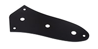 AxLabs / Steel J-Bass Style Control Plate, 3-Hole Black