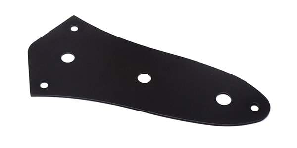 AxLabs / Steel J-Bass Style Control Plate, 3-Hole Black