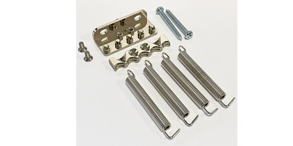 thumbnail image 2 of AxLabs Tone Claw Locking Spring Claw (Nickel Finish) - Solid Brass Replacement For Guitar Tremolo Systems 2 of 12
