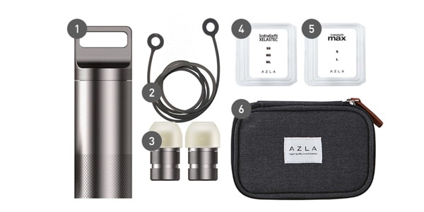 AZLA / POM1000 Earplug Black [earplug for live use].画像6