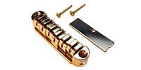 BABICZ / FCH OEM Tune-O-Matic Bridge Arched Plate Gold