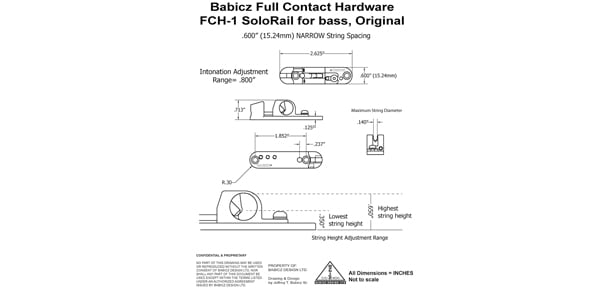 BABICZ / FCH Solo Rail Gold画像4