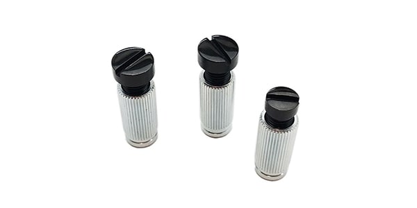 BABICZ / 5/16-24FCH 3 point mounting stud/bushing set chrome
