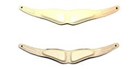 B.AIR / APAD-N-IVY Coloured leather pad, standard, ivory.