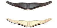 B.AIR / APAD-N-NCT Coloured leather pad Standard Nicotine