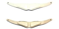 B.AIR / APAD-N-WHT Coloured leather pad, standard white