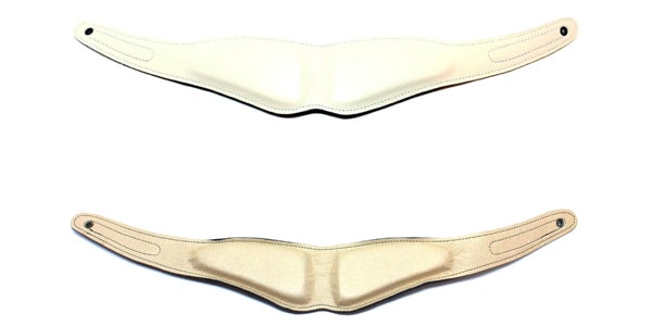 B.AIR / APAD-N-WHT Coloured leather pad, standard white