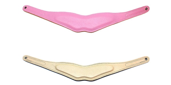 B.AIR / BPAD-N-IPK Coloured leather pad Slim Indian pink
