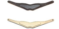 B.AIR / BPAD-N-NCT Coloured leather pad Slim Nicotine