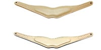 B.AIR / BPAD-N-ORX Coloured leather pad Slim Oryx