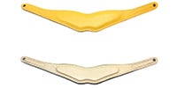 B.AIR / BPAD-N-WHT Coloured leather pad Slim, Sun