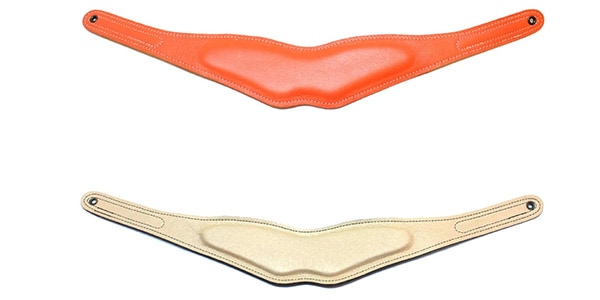 B.AIR / BPAD-N-TNG Coloured leather pad Slim Tangerine