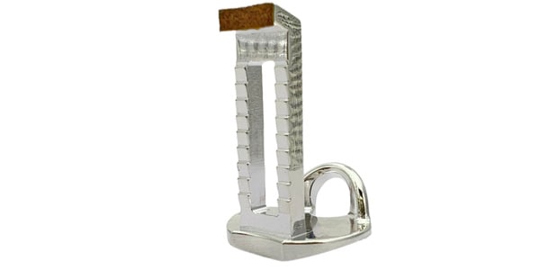 B.AIR / BS-RTR-002 Thumb rest with ring silver