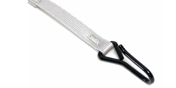 B.AIR / BS-SHKBT-SV Hook with belt tape for clarinet, silver