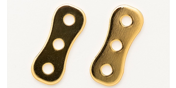 B.AIR / SADJ/3-GP Side adjuster for 3 mm cord Gold plated