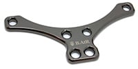 B.AIR / STP-N-BNP V-shaped plate Standard black nickel plate